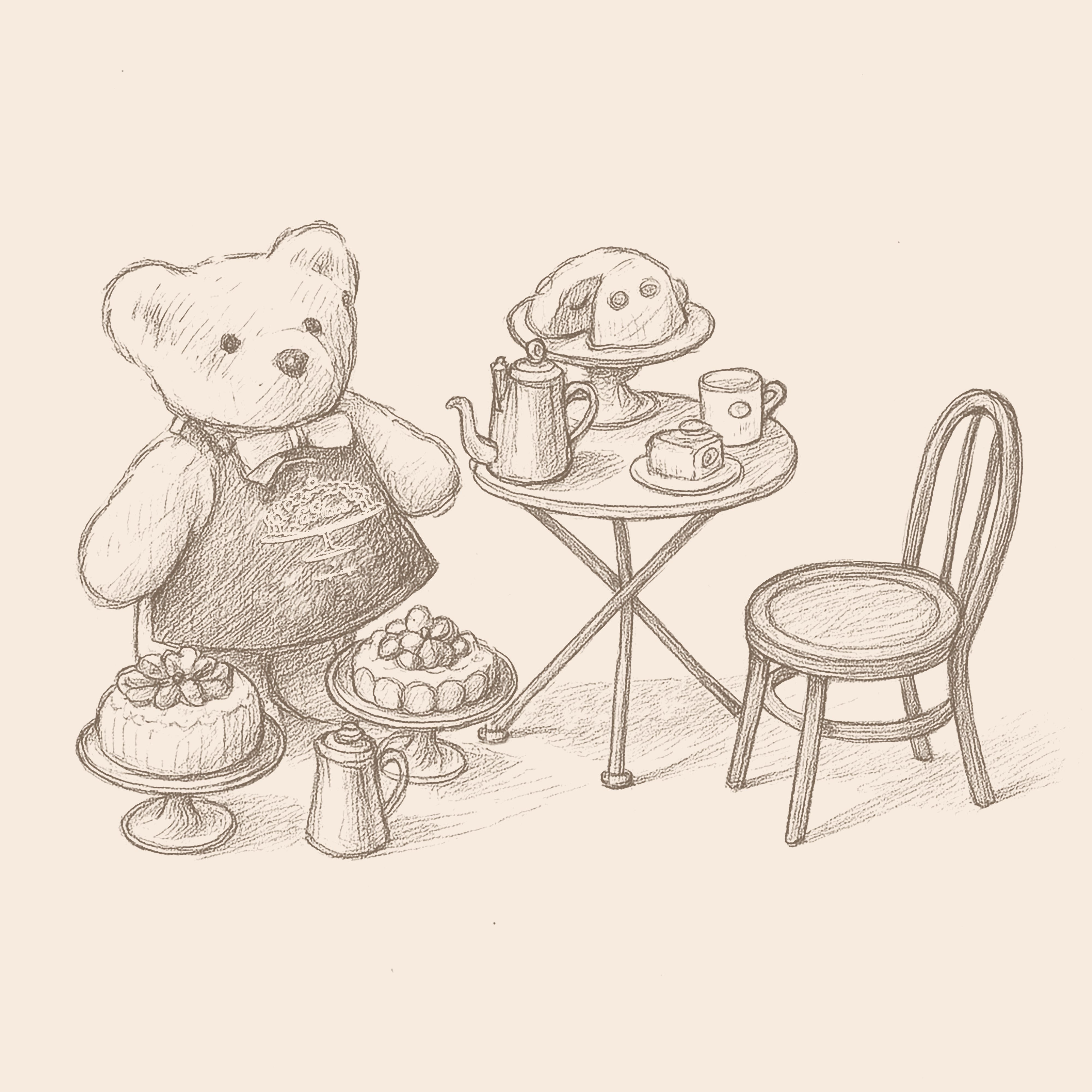 Konges Sløjd A/S TEDDY BEARS green check