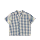Konges Sløjd A/S WOVEN SHORT SLEEVE SHIRTS captains blue check