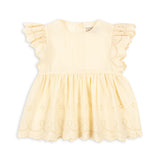 Konges Sløjd A/S WOVEN SHORT SLEEVE SHIRTS cloud cream