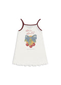 Konges Sløjd A/S JERSEY DRESSES off white/amarena