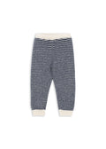 Konges Sløjd A/S KNITTED PANTS ensign blue/buttercream