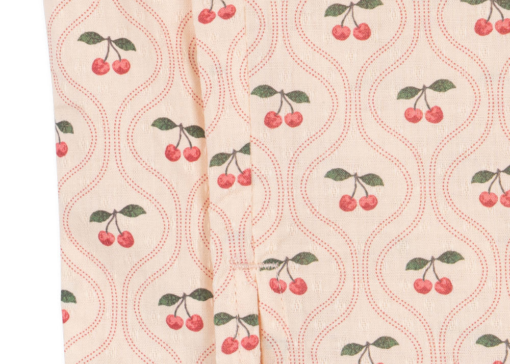Konges Sløjd A/S WOVEN PANTS cherry pink motif