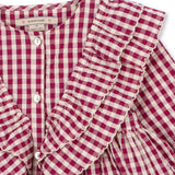 Konges Sløjd A/S WOVEN DRESSES sangria/butter check