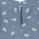 Konges Sløjd A/S WOVEN DRESSES boucle blue