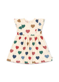 Konges Sløjd A/S JERSEY DRESSES bon coeur coloré