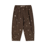 Konges Sløjd A/S WOVEN PANTS cherry dot chocolate