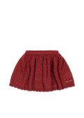 Konges Sløjd A/S KNITTED SKIRTS red dahlia
