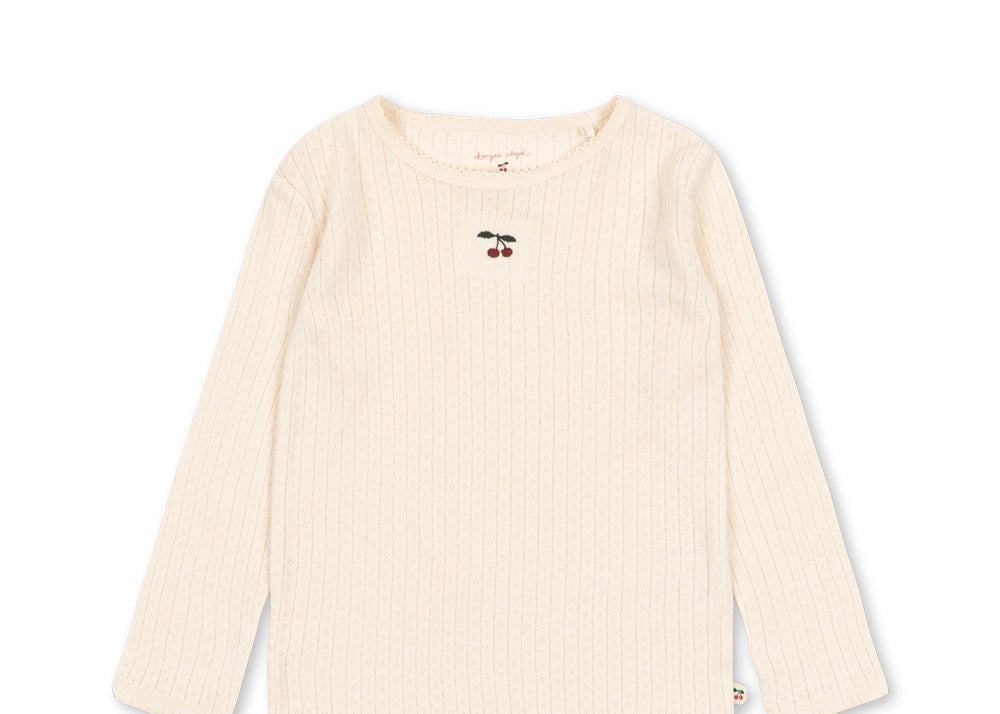 Konges Sløjd A/S JERSEY BLOUSES white smoke