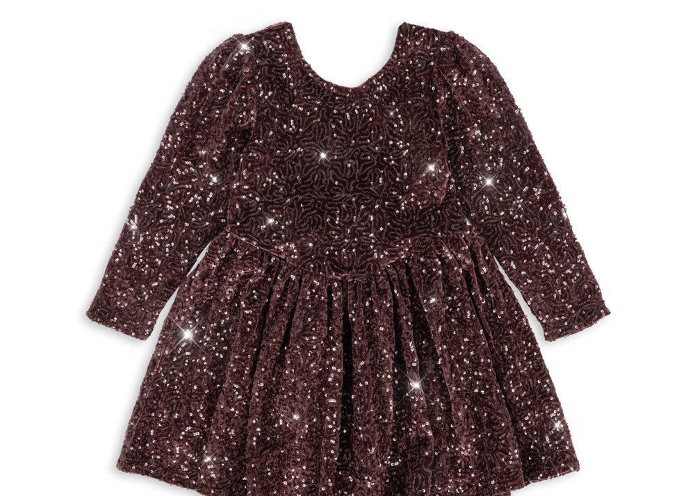 Konges Sløjd A/S JERSEY DRESSES decadent chocolate